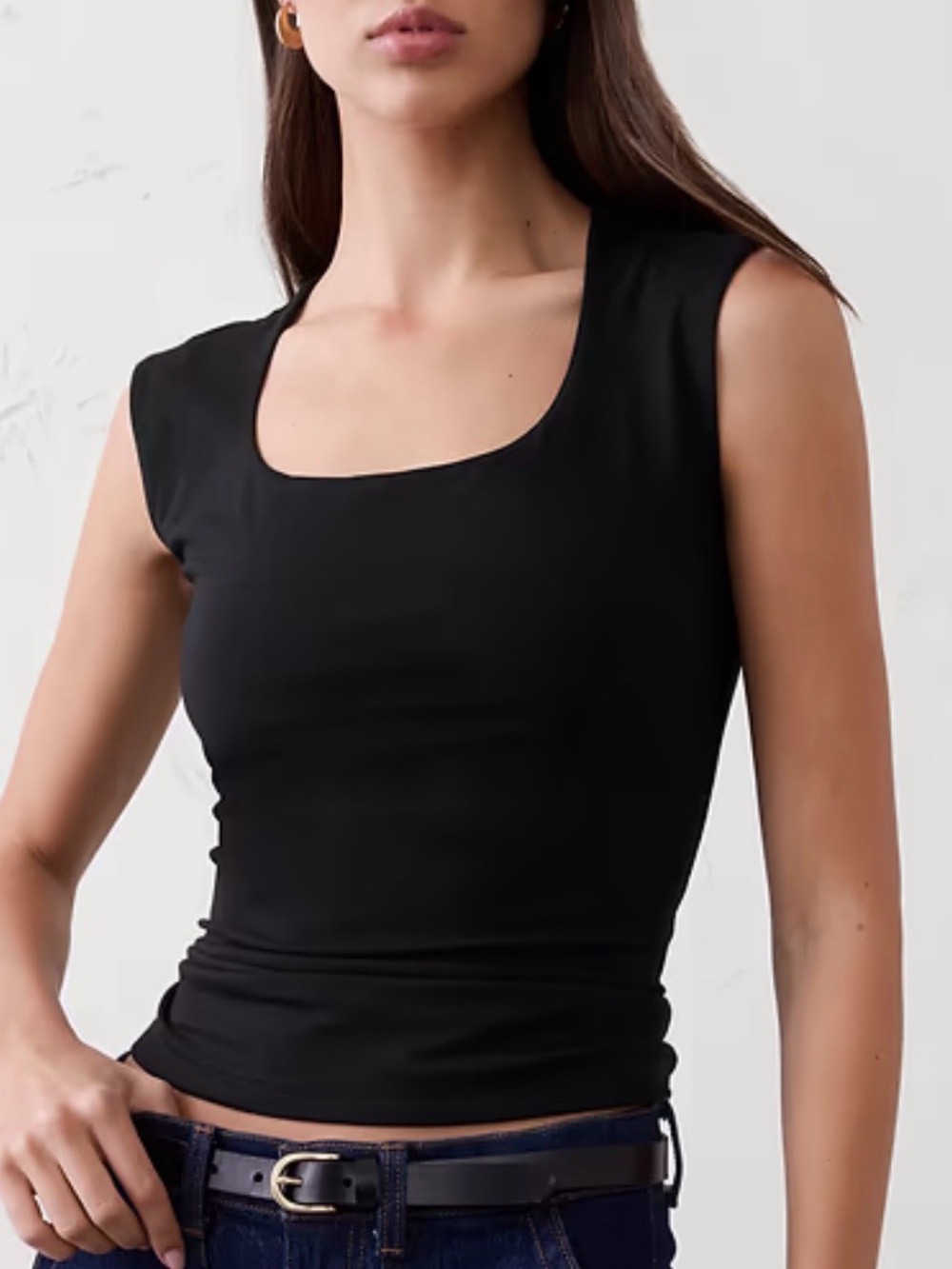 Banana Republic Soft Stretch Scoop Neck Tank